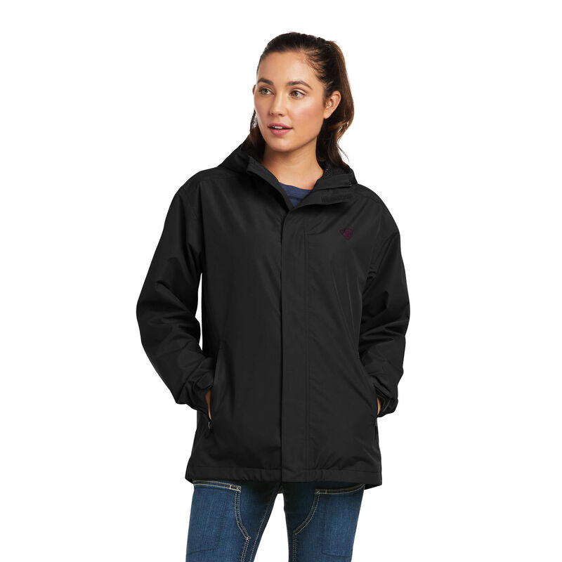 Ariat Jacke Damen - Rebar Stormshell Logo Waterproof Schwarz ( ABJOQ-0637 )